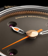 Singer Reimagined Caballero Titanium Cocoa Brown