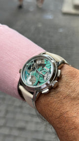 Jean-Marc Fleury Chronograph FXR-4 Openwork Turquoise