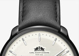 Carl Suchy & Söhne Waltz N°1 Black with Silver Dial