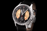 RESERVOIR Sonomaster Chronograph Vintage, Bi-retrograde Black & Beige