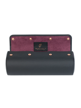 BEZELHOLD Watch Rolls, The Hat-Trick (Midnight/Mulberry)