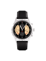 RESERVOIR Sonomaster Chronograph Vintage, Bi-retrograde Black & Beige