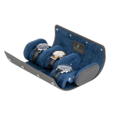 BEZELHOLD Watch Rolls, The Hat-Trick (Shadow/Cobalt)
