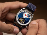 Louis Erard x Alain Silberstein Tourbillon Régulateur Blue