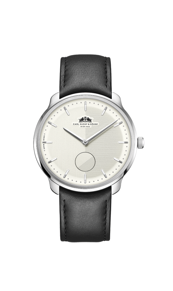 Carl Suchy & Söhne Waltz N°1 Stainless Steel Case Silver Dial