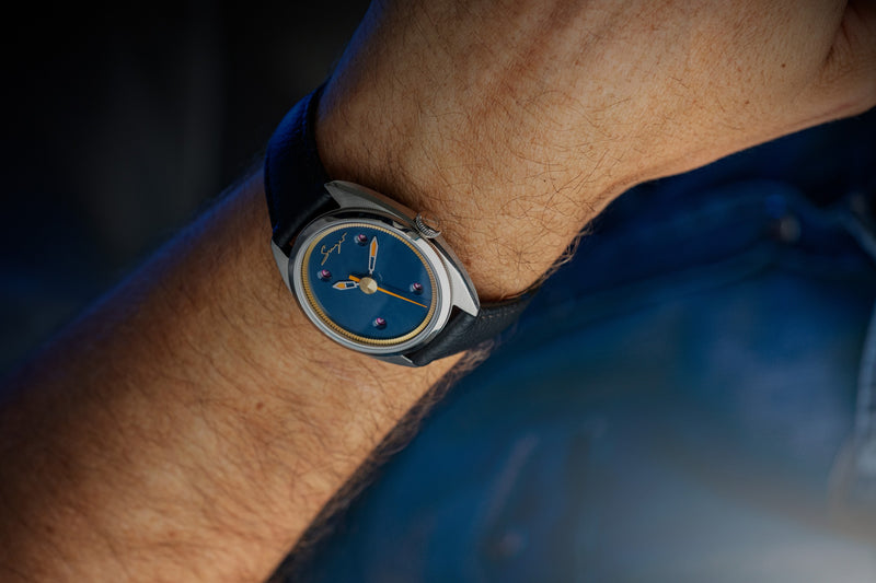 Singer Reimagined Caballero Petrol Blue