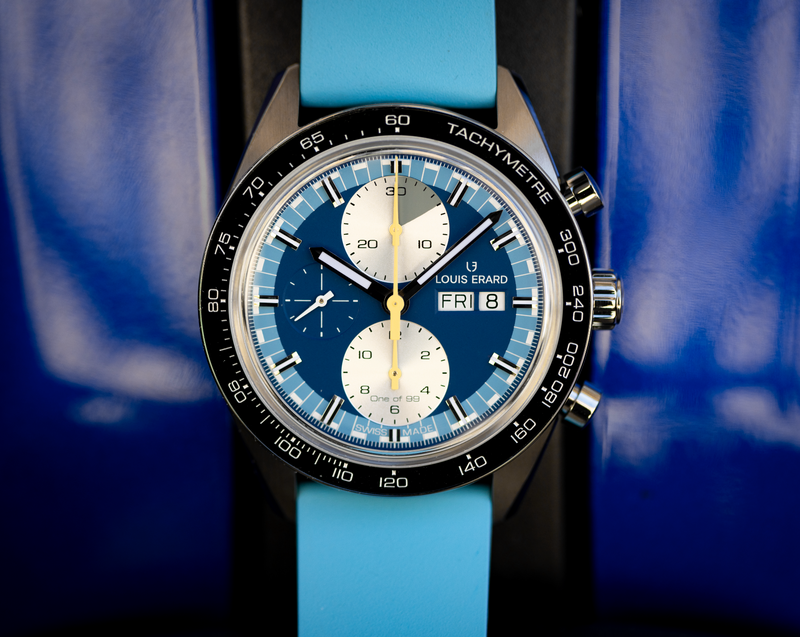 LOUIS ERARD 2300, CHRONOGRAPH SPORT BLUE