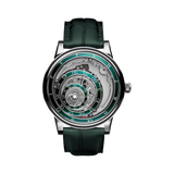 Trilobe Une Folle Journée, Rhodium Plated Green