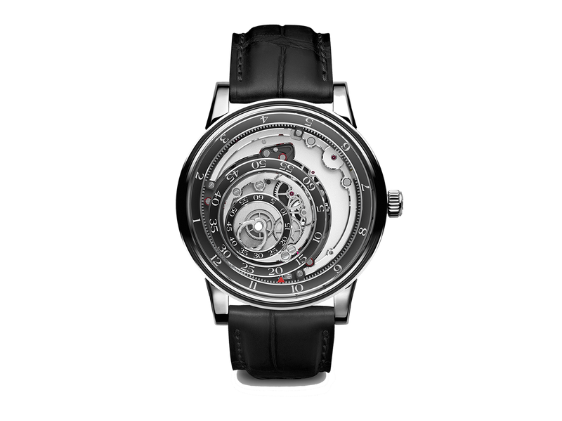 Trilobe Une Folle Journée, Rhodium Plated Black