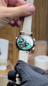 Jean-Marc Fleury Chronograph FXR-4 Openwork Turquoise