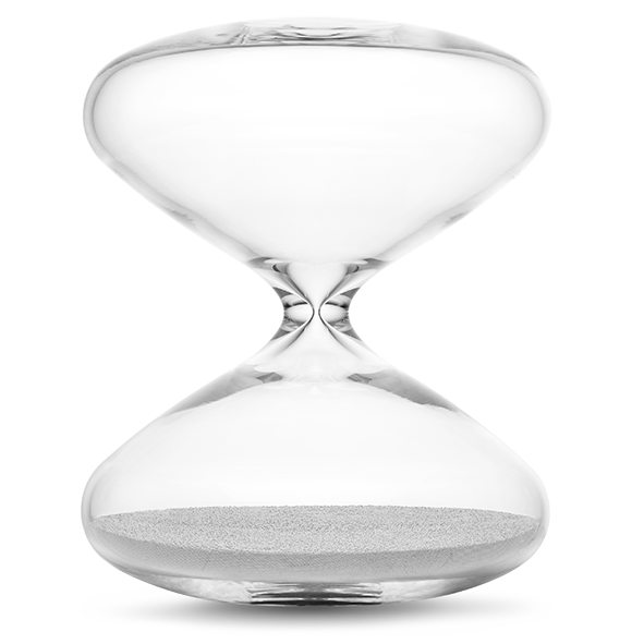 The Hourglass Silver 60 mins