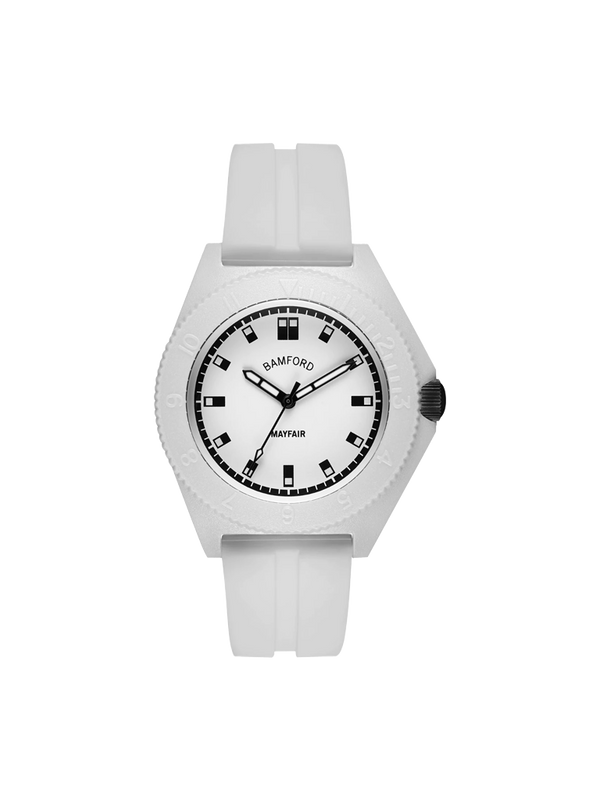 BAMFORD Mayfair Sport, White With Black Accents